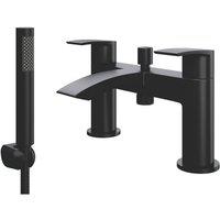 ETAL Spear Deck Mounted Bath Shower Mixer Tap Matt Black (638YU)