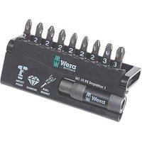 Wera Bit-Check 1/4" Hex Shank PZ Impaktor TriTorsion Screwdriver Bit Set 10 Pieces (639FP)