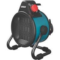 Erbauer 2500W Electric Portable PTC Workshop Heater Blue/Black (639FV)