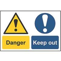 Essentials "Danger Keep Out" Sign 300mm x 450mm (639HL)