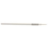 Time RG6 White 1-Core Round Coaxial Cable 100m Drum (639JY)