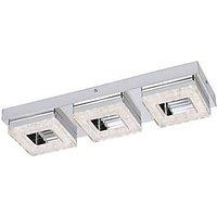 Eglo Fradelo LED Trio Ceiling Light Chrome 5W 1200lm (639PL)