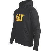 CAT Trademark Hooded Sweatshirt Black X Large 46-48" Chest (639VF)
