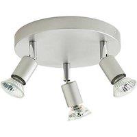 Essentials Sasha Round 3-Light Spotlight Silver (6402V)