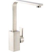 Streame by Abode Pixell Quad Single Lever Mono Mixer Kitchen Tap Brushed Nickel (640JM)