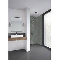 Splashwall Dark Stone Bathroom Wall Panel Matt Grey 2420mm x 900mm x 11mm (640KU)