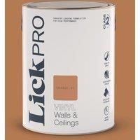 LickPro 5Ltr Orange 02 Vinyl Matt Emulsion Paint (640TM)