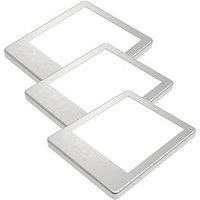 Sensio Horizon Triotone Square LED Cabinet Downlights Brushed Steel 10.8W 319lm 3 Pack (641PH)