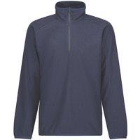 Regatta Navigate Half Zip Fleece Navy/Seal Grey Small 37.5" Chest (641TU)