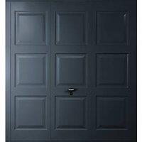 Gliderol Georgian 8' x 7' Non-Insulated Framed Steel Up & Over Garage Door Anthracite Grey (641VR)