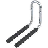 Smith & Locke Heavy Duty Rubber-Sleeved Double Storage Hook Black 210 x 300mm (6429J)