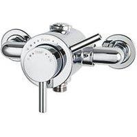 Triton Elina Exposed Single Outlet Thermostatic Chrome Mixer Shower Valve (642FJ)