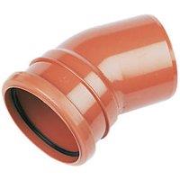 FloPlast Push-Fit 30 Single Socket Bend 110mm (64301)