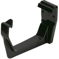 FloPlast uPVC Square Fascia Brackets Black 114mm 10 Pack (64386)