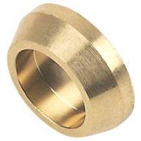 Flomasta Brass Compression Blanking Disc Caps 15mm 2 Pack (64472)