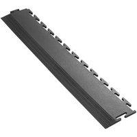 Ecotile E500/7 Interlocking Edge Ramps Black 500mm x 90mm 2 Pack (644RV)