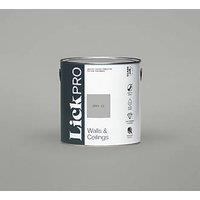 LickPro Max+ 2.5Ltr Grey 11 Eggshell Emulsion Paint (645JX)