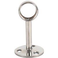 Essentials Rail Centre Brackets Polished Stainless Steel 25mm 2 Pack (645TA)