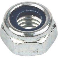 Easyfix BZP Steel Nylon Lock Nuts M4 100 Pack (64653)