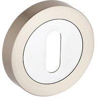 Smith & Locke Standard Escutcheon (Single) Chrome / Brushed Nickel 50mm (646HY)