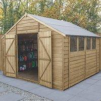 Forest 10' x 10' (Nominal) Apex Overlap Timber Shed (646JR)