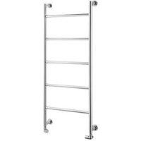 Towelrads 1200mm x 560mm 648BTU Chrome Flat Designer Towel Radiator (646RY)