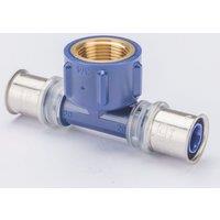 Wavin Tigris K5 Multi-Layer Composite Press-Fit Adapting One-Sided Female Tees 20mm x 0.75" x 20mm 10 Pack (647RM)