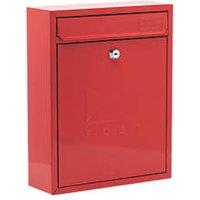 Burg-Wachter Compact Post Box Red Powder-Coated (647TY)