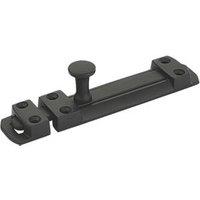 Smith & Locke Straight Door Bolt Black 100mm (648PX)