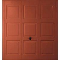 Gliderol Georgian 7' x 6' 6 Non-Insulated Frameless Steel Up & Over Garage Door Terracotta (648VP)