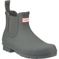 Hunter Original Chelsea Size 10 Dark Olive Waterproof Non Safety Dealer Boots (648XN)