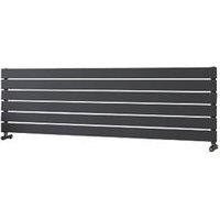 Ximax Oceanus 445mm x 1500mm 2515BTU Anthracite Horizontal Designer Radiator (649TP)