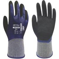 Wonder Grip WG-518W Oil Plus Gloves Purple Large (649VJ)