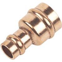 Flomasta Copper Solder Ring Reducing Coupler 15mm x 8mm (65038)