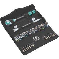 Wera 8100 SC 6 Zyklop Speed 1/2" Drive Ratchet & Socket Set 28 Pcs (650FP)