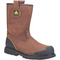 Amblers FS223 Size 10 Brown Waterproof Safety Rigger Boots (650JV)