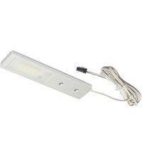 VEW Nova Rectangular LED Ultra-Thin Cabinet Light Aluminium 2.2W 140lm 3 Pack (650TW)