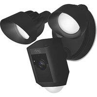 Ring Cam Wired Plus 8SF1P1-BEU0 Black Wired 1080p Outdoor Smart Camera with Floodlight & PIR Sensor (651RJ)