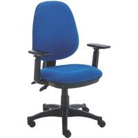 TC Group Versi Medium Back Operator Chair with Adjustable Arms Royal Blue (651TT)