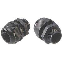 Vimark Nylon Male Comp Glands 20mm Black 2 Pack (651VT)