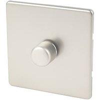 Varilight V-Pro 1-Gang 2-Way LED Dimmer Switch Satin Chrome (6522F)