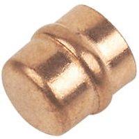 Flomasta Copper End Feed Stop Ends 10mm 2 Pack (65317)