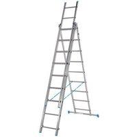 Mac Allister Aluminium 5.4m Combination Ladder (6537X)