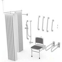Nymas Doc M Exposed Valve Shower Pack White 18 Piece Set (653JM)