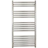 Towelrads 1200mm x 600mm 1263BTU Stainless Steel Flat Designer Towel Radiator (653RY)
