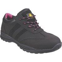 Amblers 706 Sophie Size 3 Womens Black Steel Toe Cap Safety Shoes (6541T)