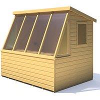 Shire 8' x 6' (Nominal) Pent Timber Potting Shed (654TJ)