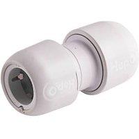 Hep2O Plastic Push-Fit Equal Couplers 22mm 10 Pack (6553F)