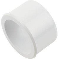 FloPlast Solvent Weld Reducing Coupler 55mm x 43mm White (65568)