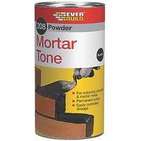 Everbuild 208 Powder Mortar Tone Black 1kg (655KK)